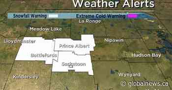 Snowfall warning issued for Saskatoon area