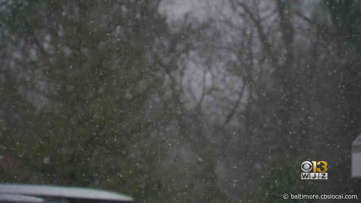 State Police Gets 200 Calls For Service In 2 Hours As First Snow Of 2020 Rolls Through Maryland