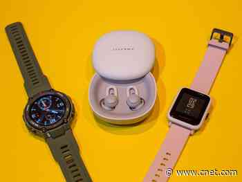 The Amazfit Bip is back at CES... along with earbuds and a treadmill     - CNET