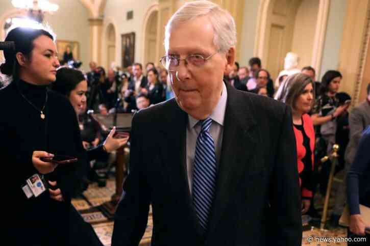 Mitch McConnell may have just given Nancy Pelosi a strategic opening in the impeachment standoff