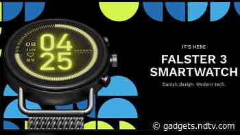 Skagen Falster 3 Wear OS Smartwatch With Snapdragon 3100 SoC Launched