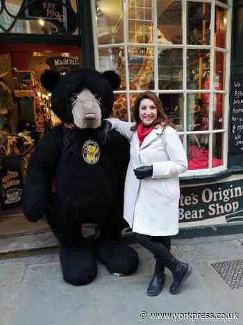 Look out for singer and TV personality Jane McDonald in York today