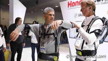 We try on these Honda Xcelerator exoskeletons that may eventually steal your job