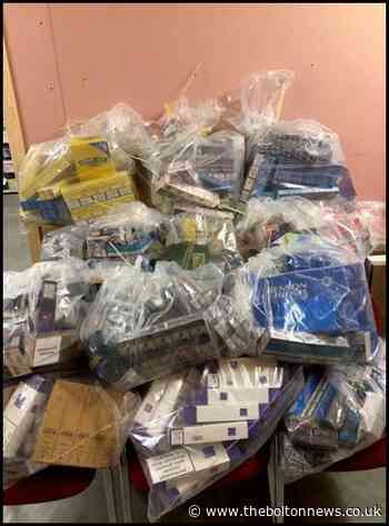 Thousands of illegal cigarettes seized in raids across Bolton