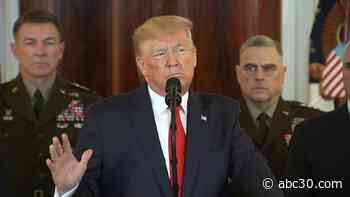 Trump says Iran appears to be 'standing down' after strike