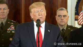 Trump says Iran appears to be 'standing down' after strike