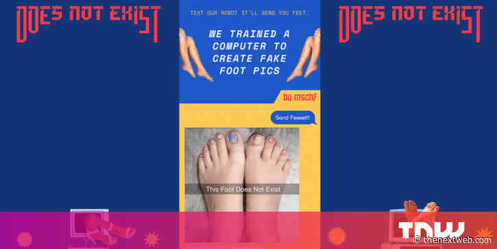 Text this number for an infinite feed of AI-generated feet