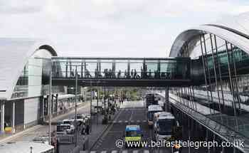 Pair arrested after minibus stolen at Dublin Airport with passengers on board