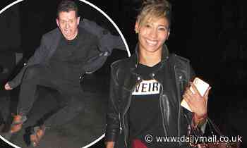 Strictly's Karen Hauer heads to rehearsals with giddy Mike Bushell ahead of live tour