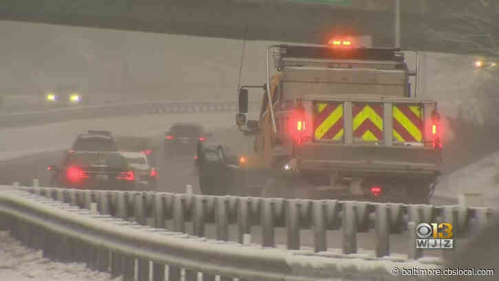 Maryland Drivers Be Aware: Risk Of Re-Freezing, Ice On Area Roads Wednesday Night