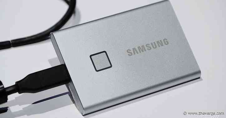 Samsung’s new external SSD has a built-in fingerprint reader for extra security