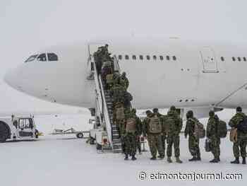 Watch: Canadian soldiers leave for Latvia