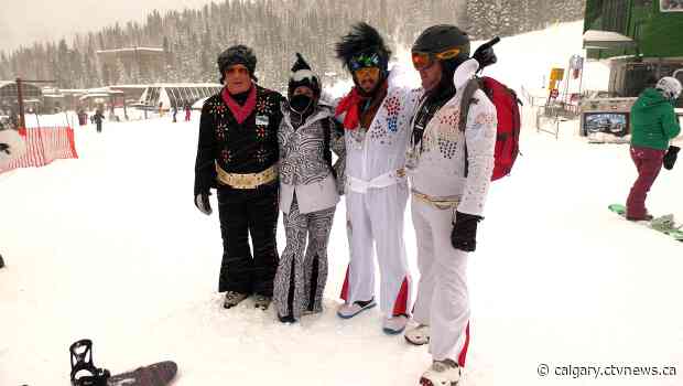 Elvis spotted at Sunshine Village on his birthday