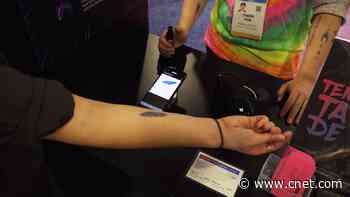 Simple handheld device delivers temporary tattoos in seconds video     - CNET