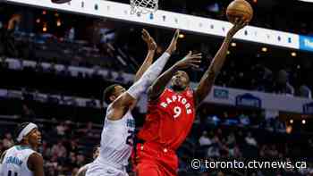 Davis, Ibaka lead Raptors past Hornets in OT, 112-110