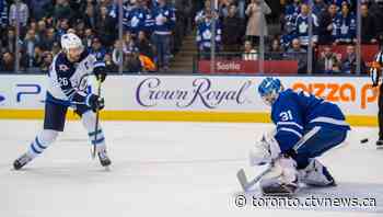 Wheeler lifts Jets to 4-3 shootout win over Leafs; Matthews reaches milestone