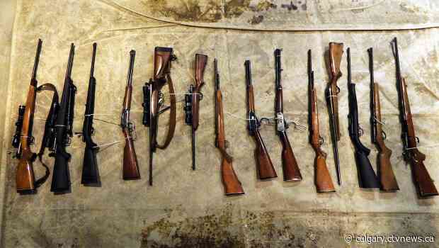 Stolen hay bales lead to seizure of 14 firearms, methamphetamine, and a stolen truck