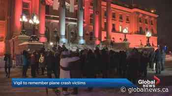Vigil held to pay tribute to Edmonton victims of Iran plane crash