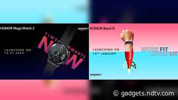 Honor Magic Watch 2 Smartwatch, Honor Band 5i Set to Launch in India on January 14
