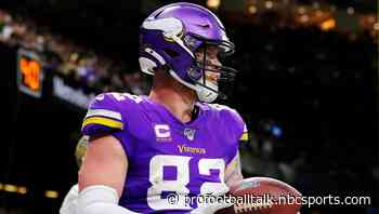 Kyle Rudolph thinks short week creates better focus for Vikings