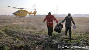 Iran says airliner was on fire, tried to turn back