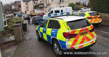 Live updates as armed police called to Newport street