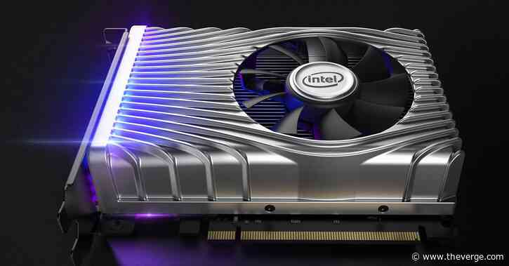 This is Intel’s first discrete graphics card, but you can’t buy one