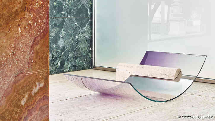 Sabine Marcelis creates furniture and lighting from same materials as Barcelona Pavilion