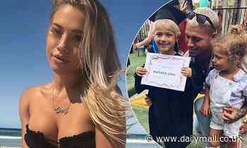 Tammy Hembrow and ex Reece Hawkins reunite as they watch son Wolf, four, graduate from preschool