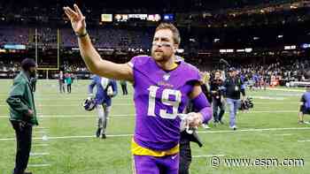 Vikes' Thielen questionable with ankle stitches