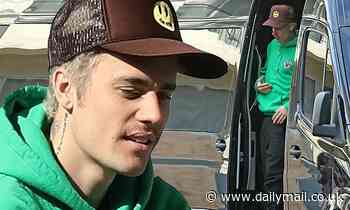 Justin Bieber heads back to the dance studio after revealing he has Lyme disease and chronic mono