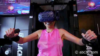 Virtual reality gym transports you to another world