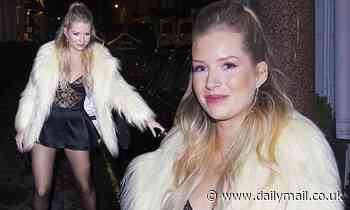Lottie Moss exudes glamour in a babydoll-inspired dress as she celebrates her 22nd birthday