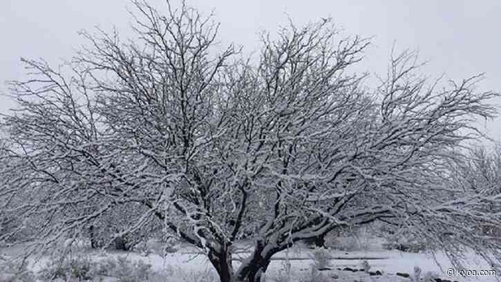 Snow still in the forecast for portions of southern Arizona tonight!
