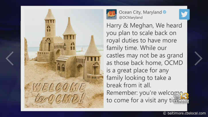 Ocean City, Maryland, Encourages Harry And Meghan To Visit After Couple Announces Step Back From Royal Duties
