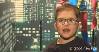 Stollery families, Edmonton police, firefighters and EMS celebrate ‘Super Hero Day’