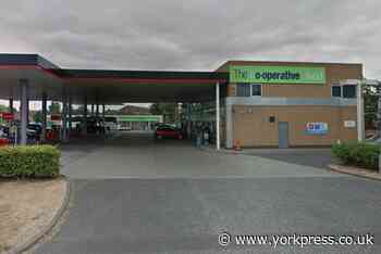 Police operation at petrol station near York's outer ring road