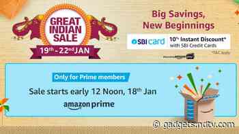 Amazon Great Indian Sale Sale to Begin January 19: Price Cuts on Redmi Note 8 Pro, iPhone XR, More Details