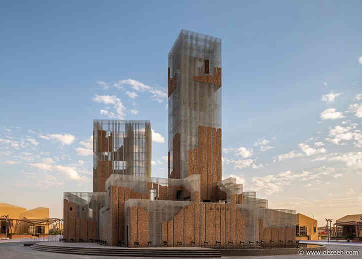 Gharfa is a multi-sensory pavilion in Riyadh by Edoardo Tresoldi's Studio Studio Studio lab