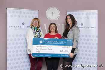 York Against Cancer gets £2,000 'thank you' for treating Christine