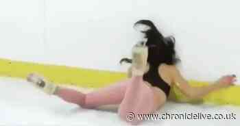 Dancing On Ice's Vanessa Bauer smashes face into wall in horrific training accident