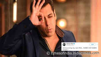 Salman Khan announces next project 'Kabhi Eid Kabhi Diwali', to hit theatres on Eid 2021