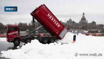 30.000 Euro pro Ladung – wenn Schnee quer durch Deutschland gefahren wird