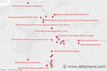 Why do Surrey businesses use ‘White Rock’ in their name?