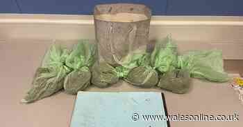 Man found with a Christmas gift bag full of 'dangerous synthetic cannabis'