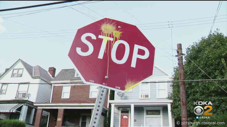 State Police Search For Vehicle Involved In Vandalizing Indiana Co. Buildings With Paintballs