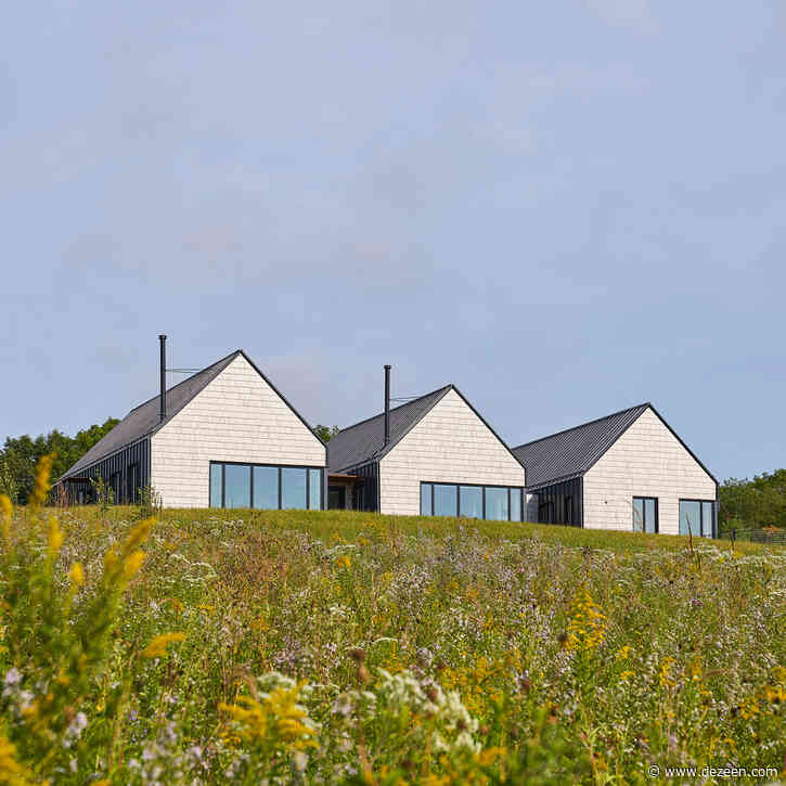 Three gabled volumes form Wisconsin home by Collective Office