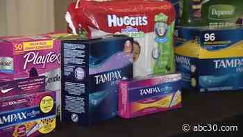 Diapers, menstrual hygiene products exempt from CA sales tax through 2021