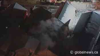 Fire at home in Edmonton’s Alberta Avenue neighbourhood