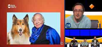 Een herdershond en die bekende acrobaat naast elkaar: Lassie en Adriaan. Briljant!